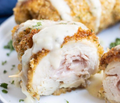 Chicken Cordon Bleu With Parmesan Cream Sauce