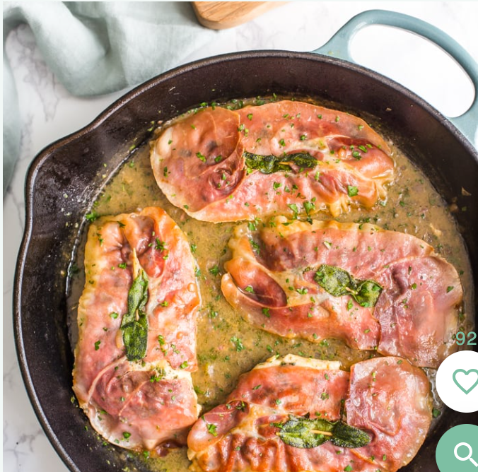 Chicken Saltimboca With Roasted Potatoes (Serves 4-6)