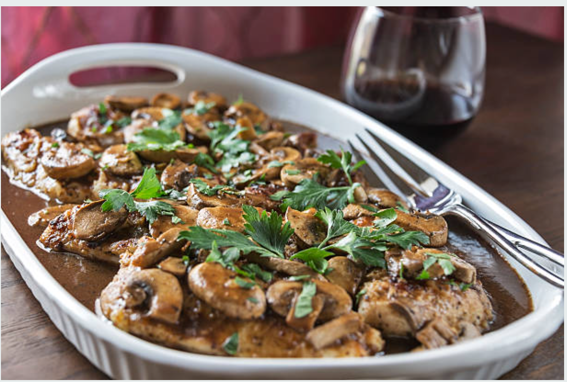 Chicken Marsala (Serves 4-6)