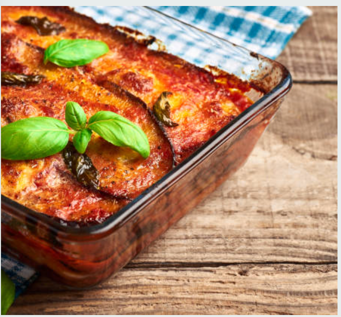Eggplant Parmesan & Spaghetti Marinara (Serves 4-6)