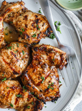 Grilled Marinated Chicken Thighs (6 Thighs)