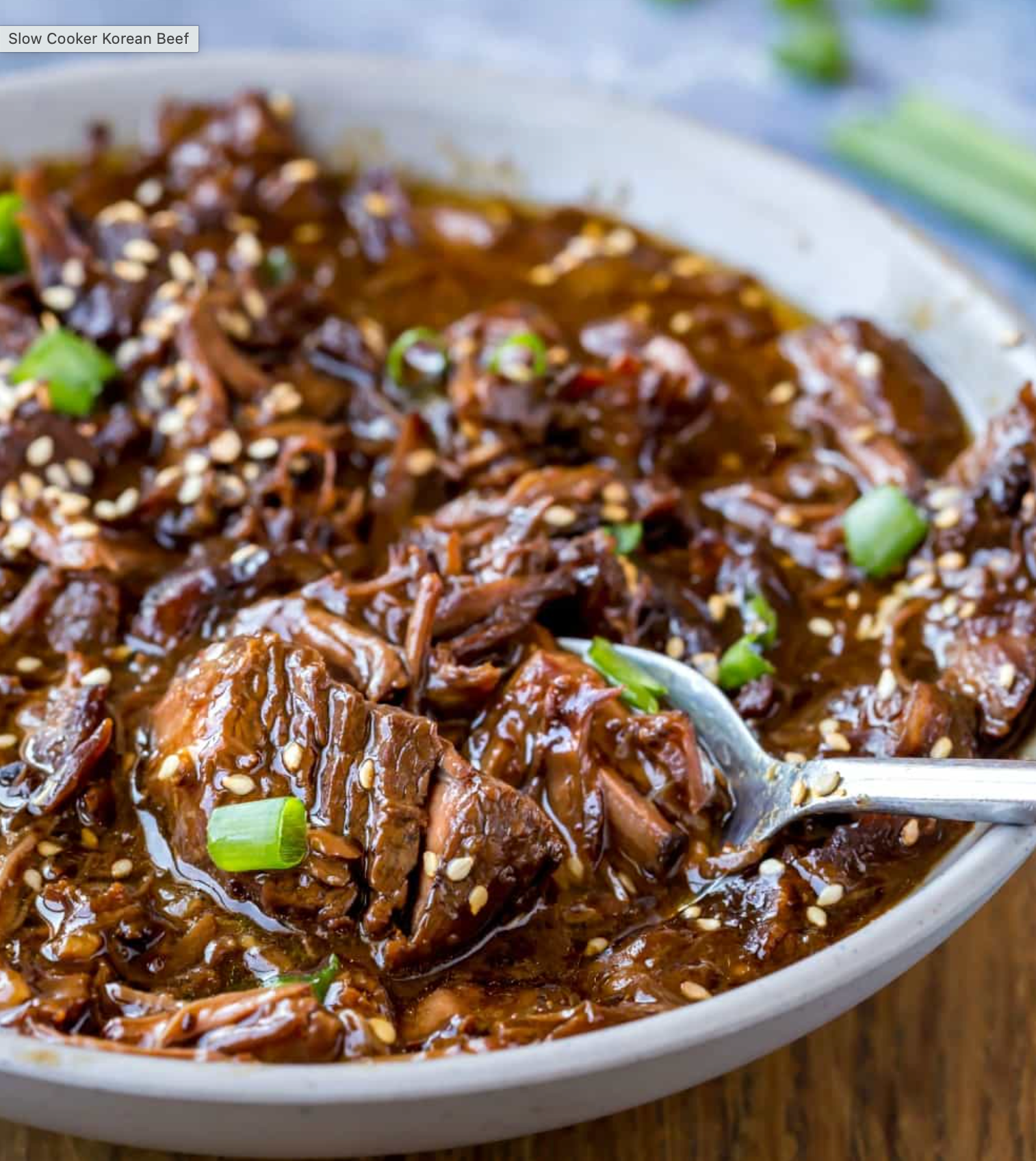Korean Beef (Serves 4-6)
