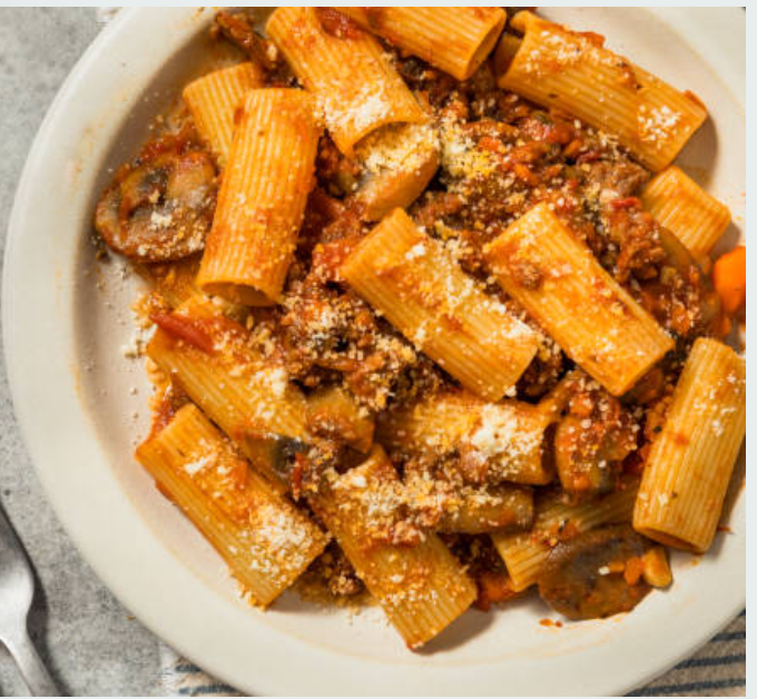Rigatoni Bolognese (Serves 4-6)